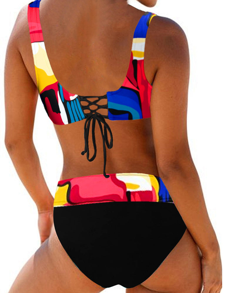 Ema® | Colourful bikini swimsuit
