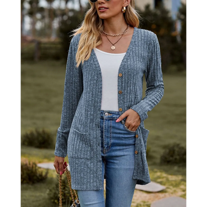 Wulfhilde | Fashionable and Effortless winter Cardigan