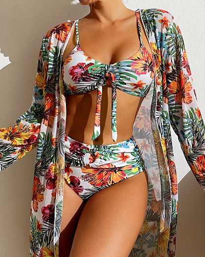 Yana® | Floral Print Bikinis and Cover Up