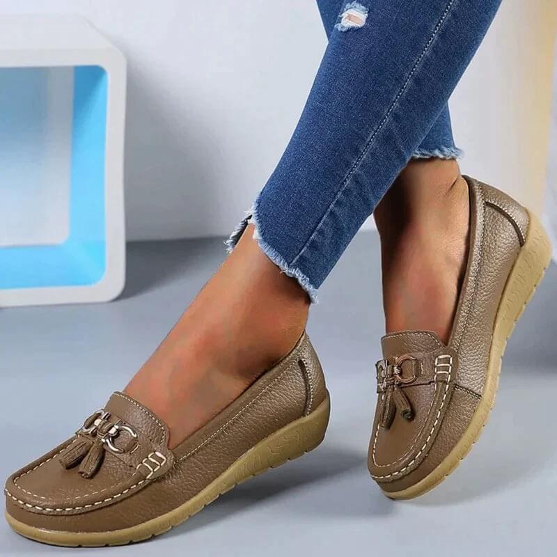 Dana® | Leather Casual Flat Loafers