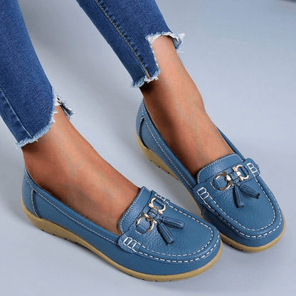 Dana® | Leather Casual Flat Loafers
