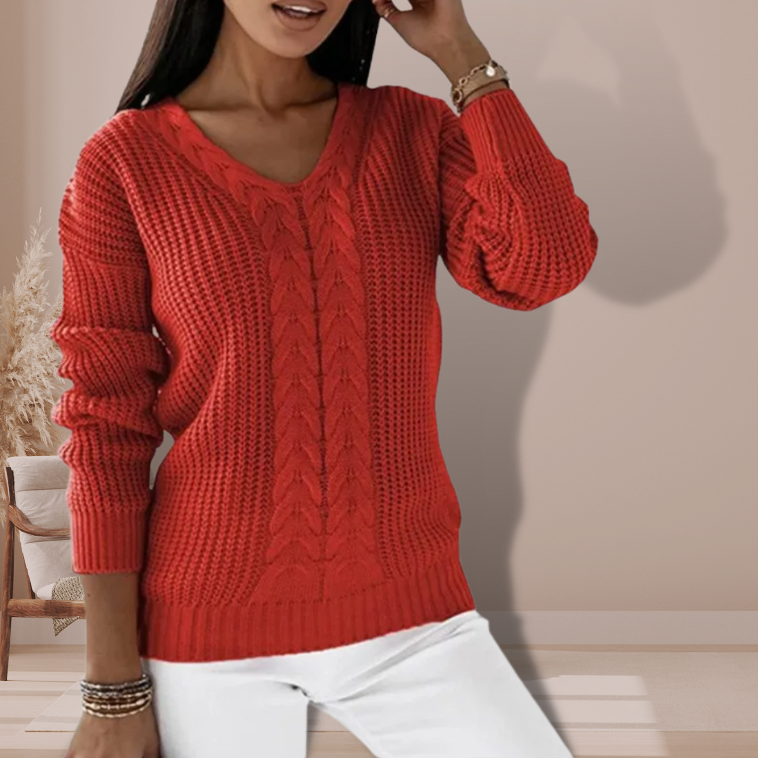 Zuzana | Fashionable and Effortless winter Pullover