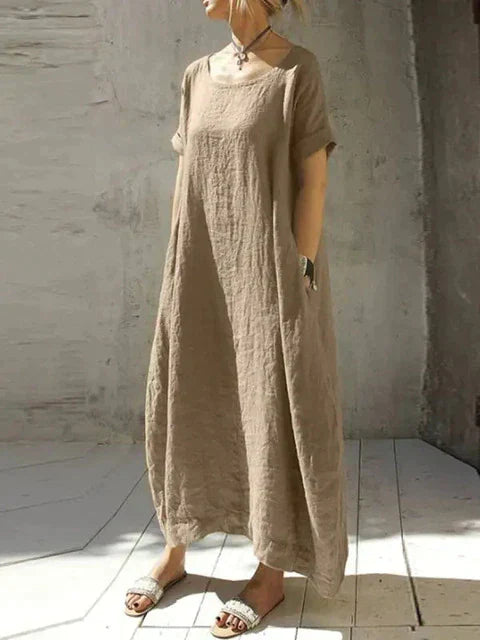 Winona® | Oversized dress in cotton and linen