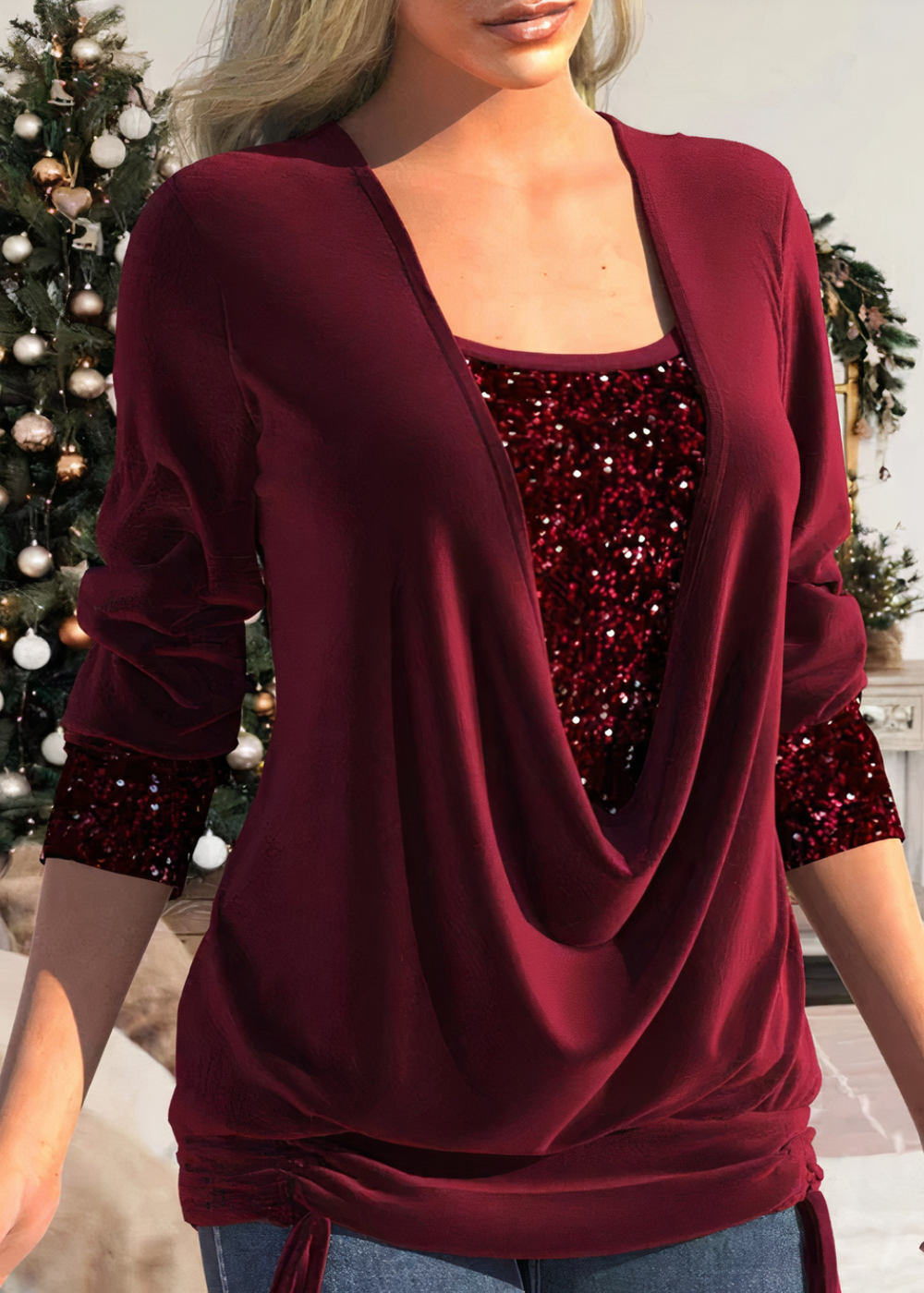 Adah | Modern and Fashionable winter Blouse