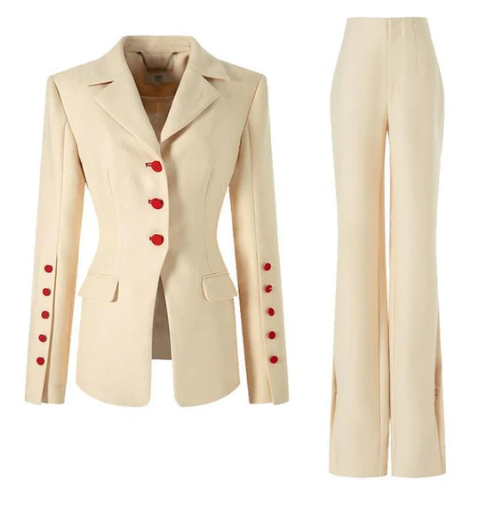 Red Button Ivory Blazer Trousers Two Piece Set